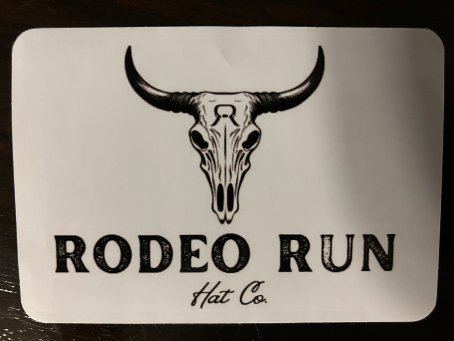 Rodeo Run's Sticker