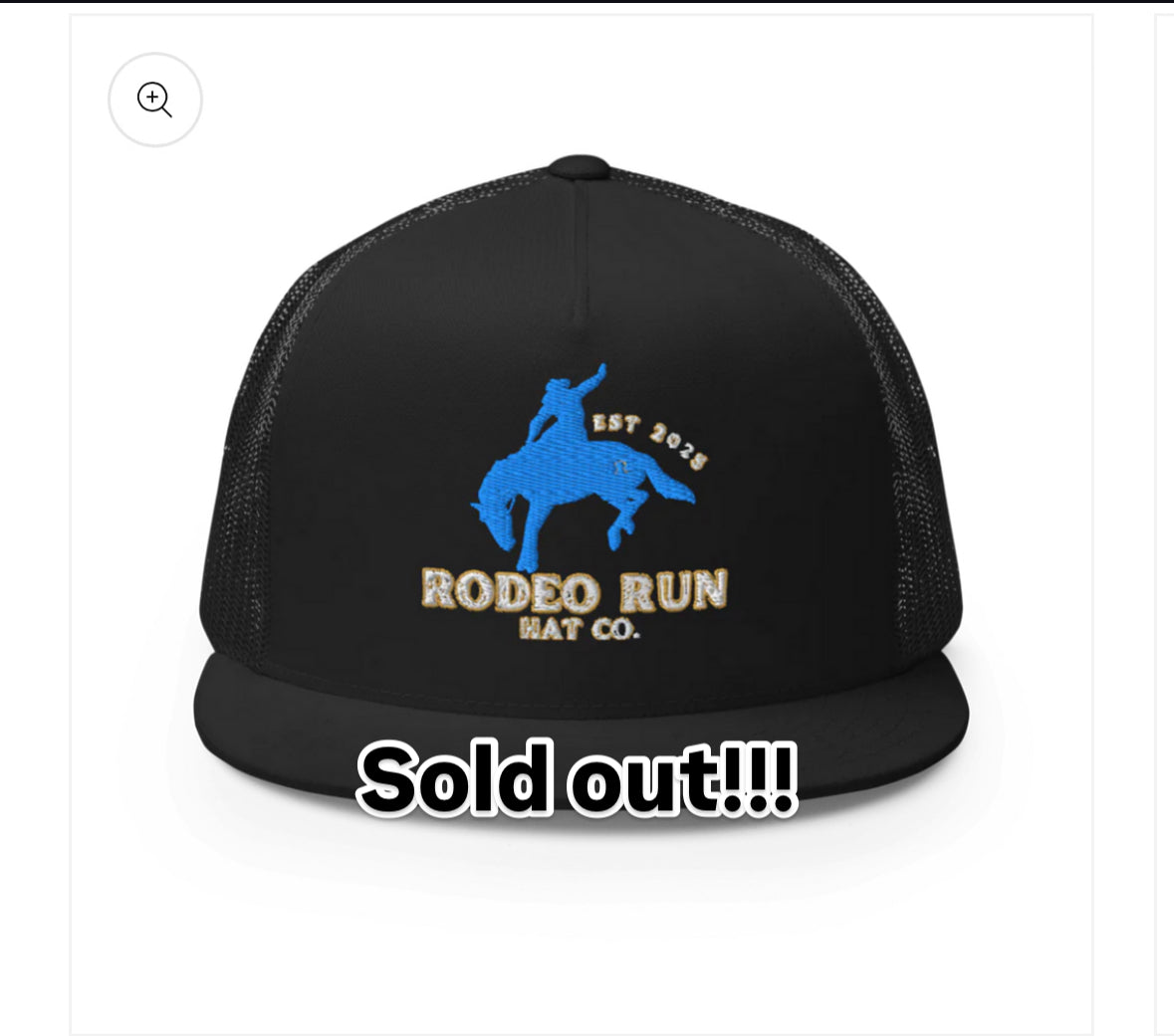 Rodeo Run's Bronc Hat