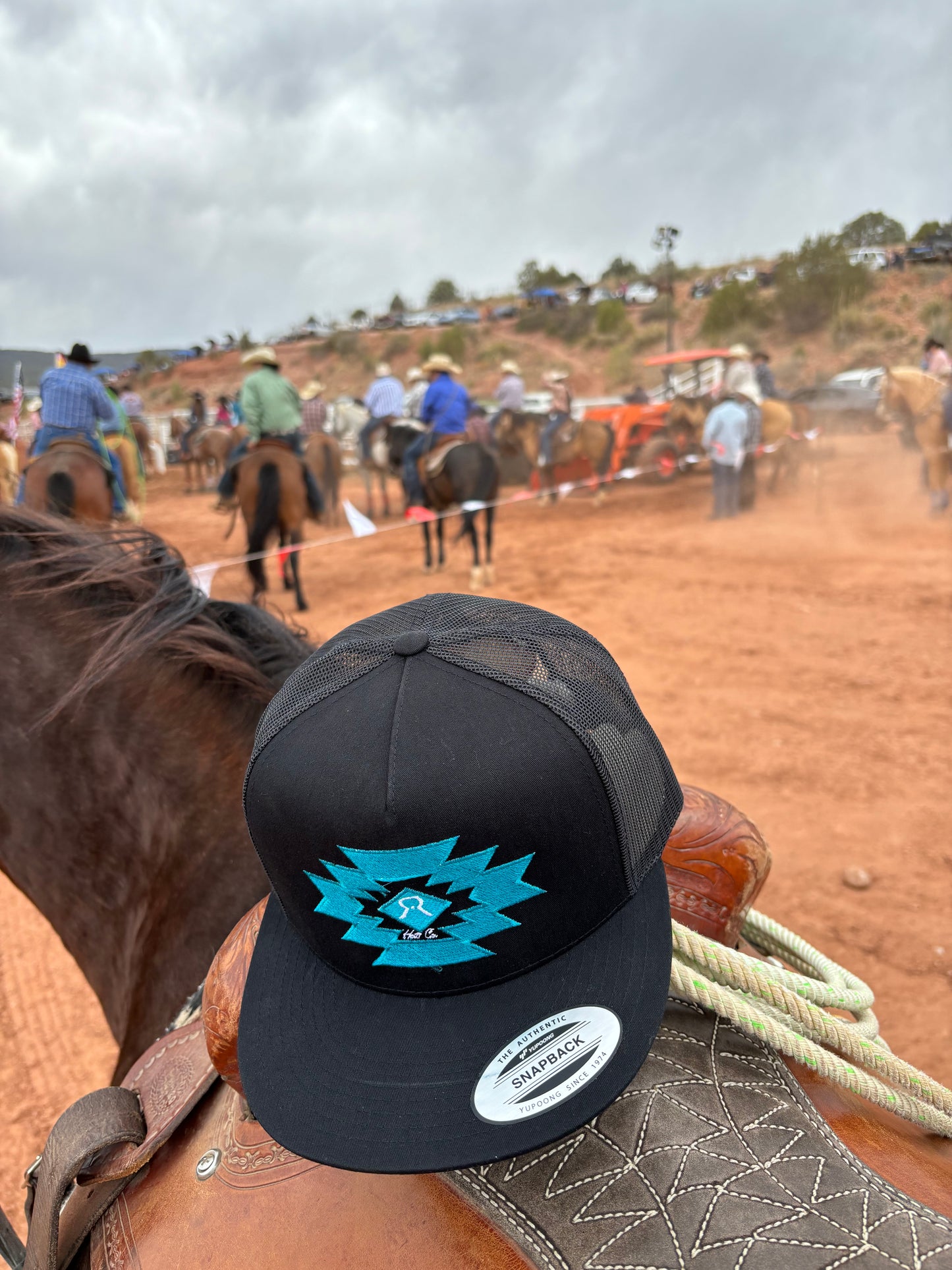 New Rodeo Run's Navajo Rug Hat